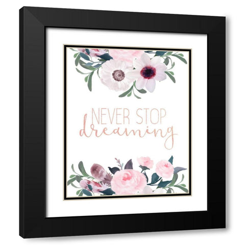 Dreaming 2 Black Modern Wood Framed Art Print with Double Matting by Kimberly, Allen