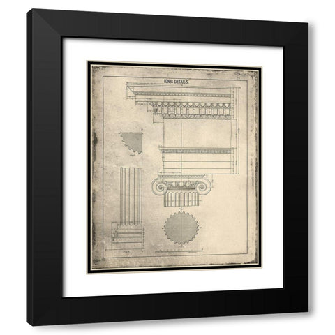 Details 2 Black Modern Wood Framed Art Print with Double Matting by Kimberly, Allen