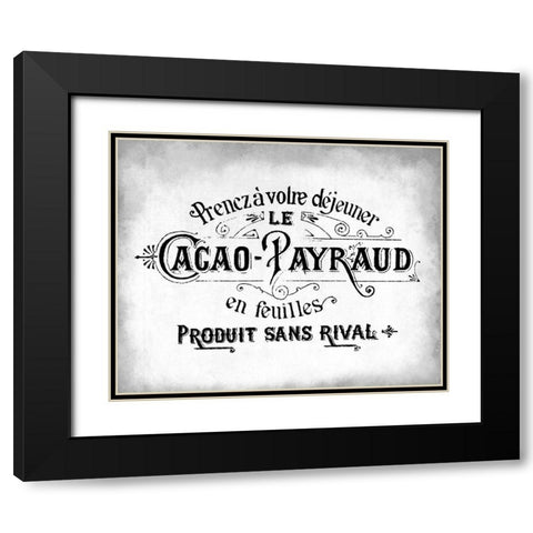 Cacao Black Modern Wood Framed Art Print with Double Matting by Kimberly, Allen