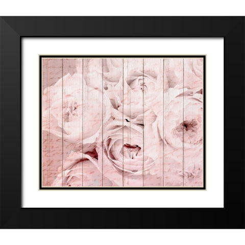 In The Roses 2 Black Modern Wood Framed Art Print with Double Matting by Kimberly, Allen