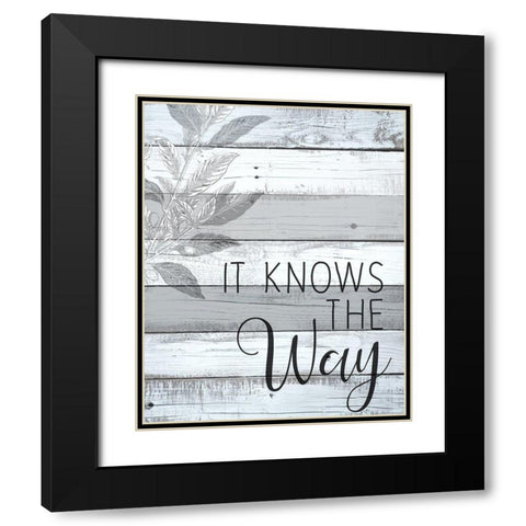 Follow Your Soul 2 Black Modern Wood Framed Art Print with Double Matting by Kimberly, Allen