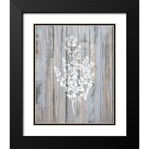 Botanical Wood 2 Black Modern Wood Framed Art Print with Double Matting by Kimberly, Allen