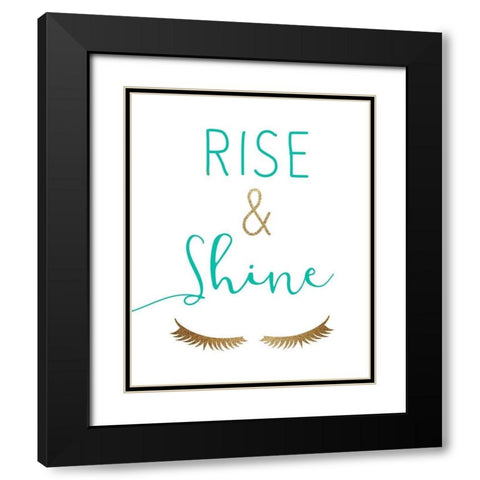 Rise and Shine 2 Black Modern Wood Framed Art Print with Double Matting by Kimberly, Allen