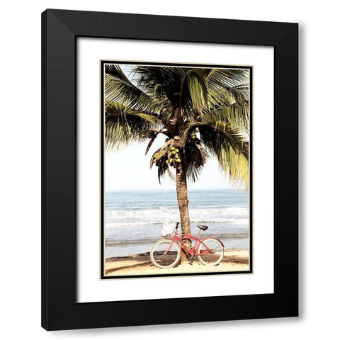 Ride to the Beach Black Modern Wood Framed Art Print with Double Matting by Kimberly, Allen