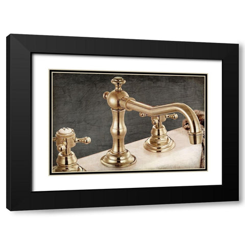 Sink Black Modern Wood Framed Art Print with Double Matting by Kimberly, Allen