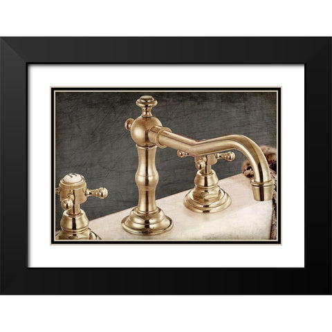 Sink Black Modern Wood Framed Art Print with Double Matting by Kimberly, Allen