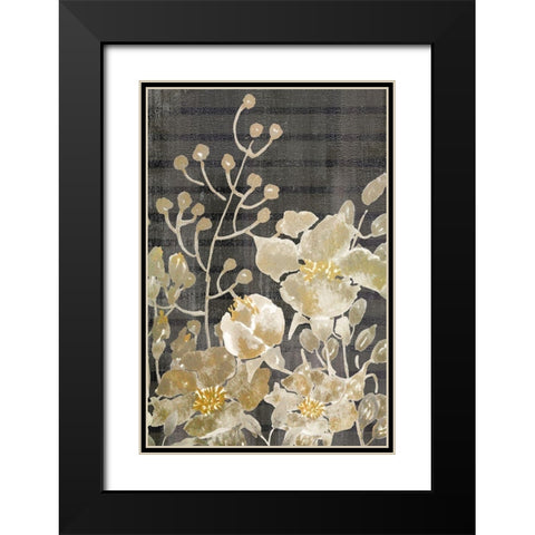Golden Fields 1 Black Modern Wood Framed Art Print with Double Matting by Kimberly, Allen