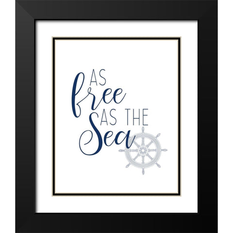 Adventures at Sea 4 Black Modern Wood Framed Art Print with Double Matting by Kimberly, Allen