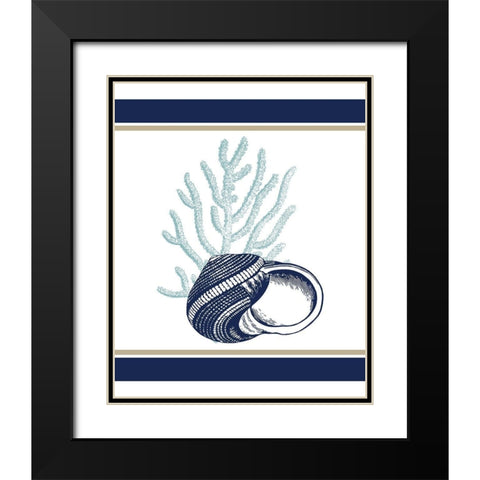 The Sea 2 Black Modern Wood Framed Art Print with Double Matting by Kimberly, Allen