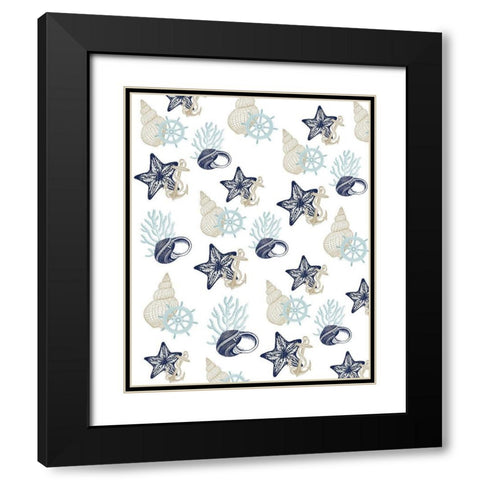 The Sea 4 Black Modern Wood Framed Art Print with Double Matting by Kimberly, Allen