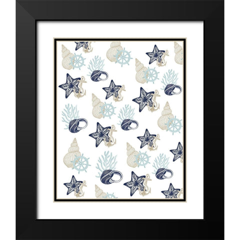 The Sea 4 Black Modern Wood Framed Art Print with Double Matting by Kimberly, Allen