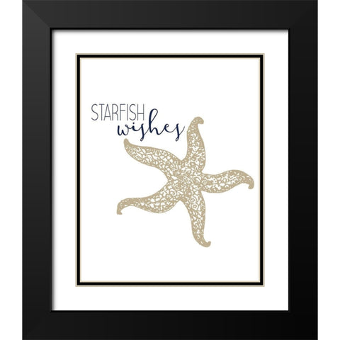 The Sea 5 Black Modern Wood Framed Art Print with Double Matting by Kimberly, Allen