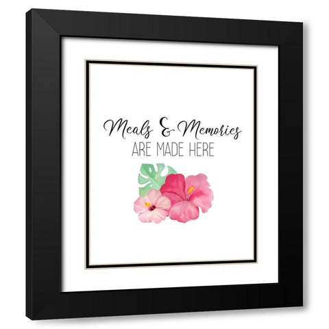 Homemade Pink 3 Black Modern Wood Framed Art Print with Double Matting by Kimberly, Allen