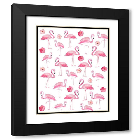 Homemade Pink 4 Black Modern Wood Framed Art Print with Double Matting by Kimberly, Allen