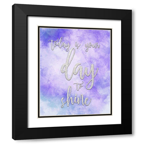 Today is Your Day Black Modern Wood Framed Art Print with Double Matting by Kimberly, Allen