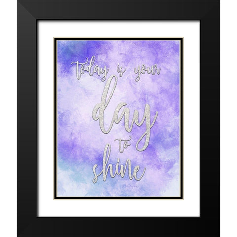 Today is Your Day Black Modern Wood Framed Art Print with Double Matting by Kimberly, Allen