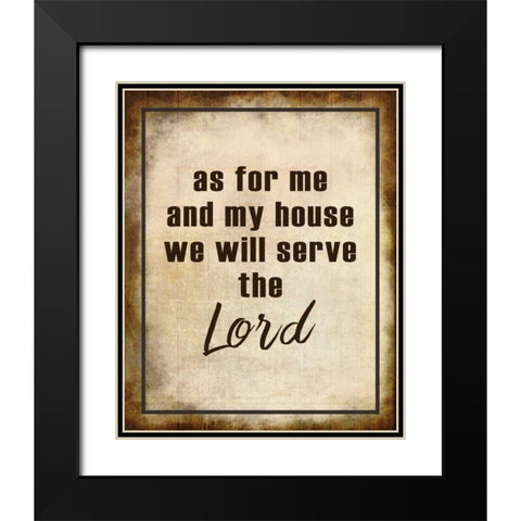 As for Me Black Modern Wood Framed Art Print with Double Matting by Allen, Kimberly