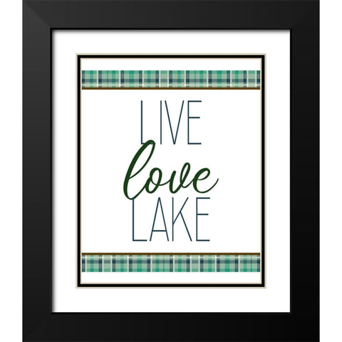 To the Lake 2 Black Modern Wood Framed Art Print with Double Matting by Kimberly, Allen