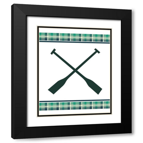 Woodland Retreat 2 Black Modern Wood Framed Art Print with Double Matting by Kimberly, Allen