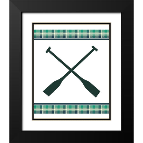 Woodland Retreat 2 Black Modern Wood Framed Art Print with Double Matting by Kimberly, Allen