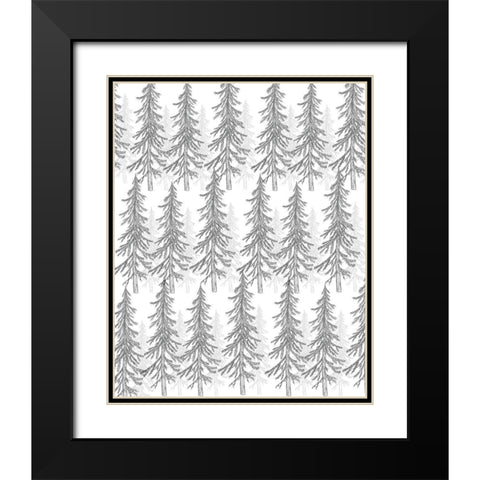 Woodland Retreat 6 Black Modern Wood Framed Art Print with Double Matting by Kimberly, Allen