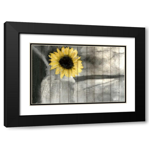 A Pop Of Yellow Black Modern Wood Framed Art Print with Double Matting by Allen, Kimberly