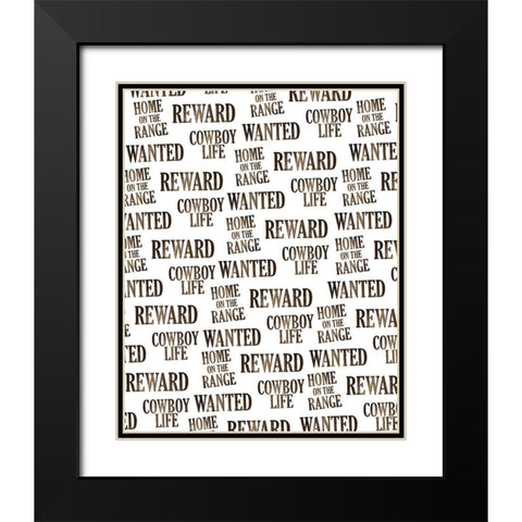 On the Range 4 Black Modern Wood Framed Art Print with Double Matting by Kimberly, Allen