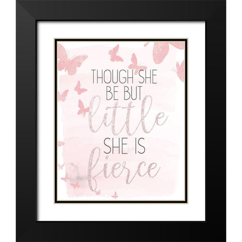 But Little Black Modern Wood Framed Art Print with Double Matting by Kimberly, Allen