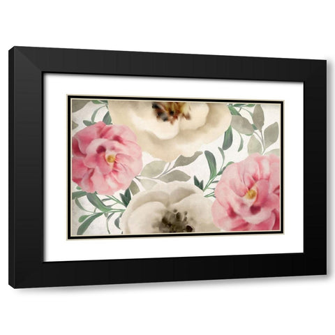 Anna Black Modern Wood Framed Art Print with Double Matting by Kimberly, Allen