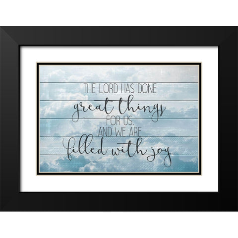 Give it to God Black Modern Wood Framed Art Print with Double Matting by Kimberly, Allen