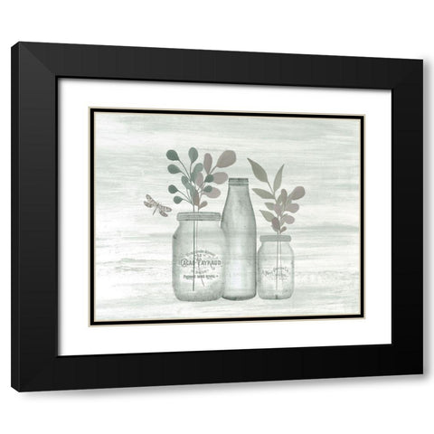 Wildflower Hope 1 Black Modern Wood Framed Art Print with Double Matting by Kimberly, Allen