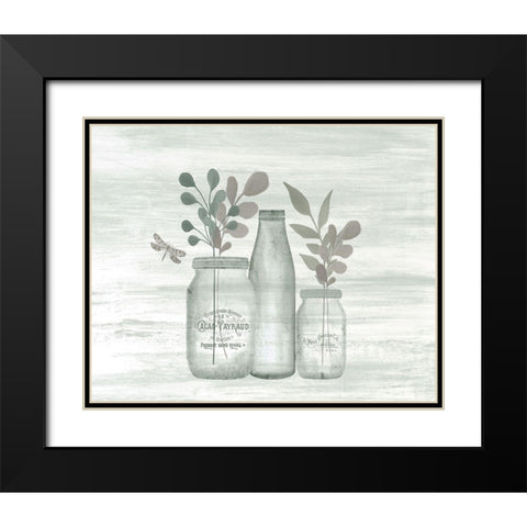 Wildflower Hope 1 Black Modern Wood Framed Art Print with Double Matting by Kimberly, Allen