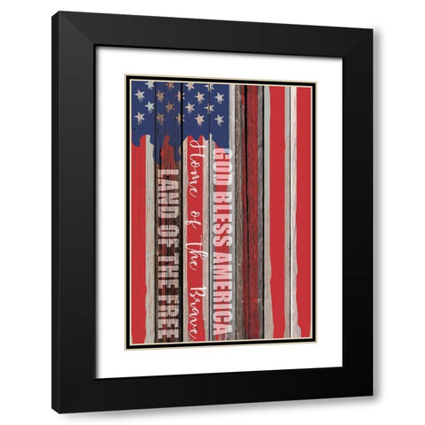God Home Free Black Modern Wood Framed Art Print with Double Matting by Kimberly, Allen