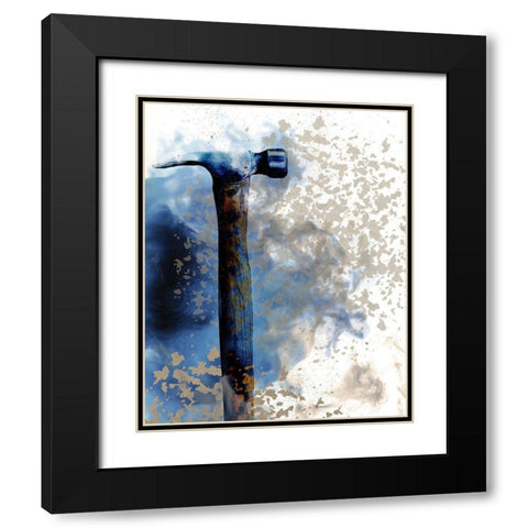 Smoke Tools 1 Black Modern Wood Framed Art Print with Double Matting by Kimberly, Allen