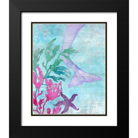 The Ocean 1 Black Modern Wood Framed Art Print with Double Matting by Allen, Kimberly