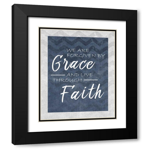 We Are Black Modern Wood Framed Art Print with Double Matting by Allen, Kimberly