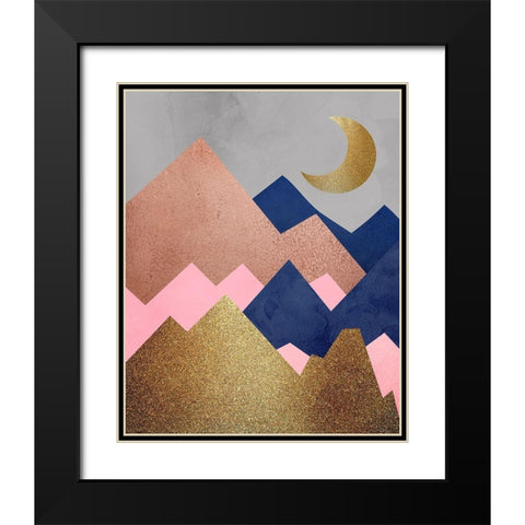 Mountain Range 2 Black Modern Wood Framed Art Print with Double Matting by Allen, Kimberly