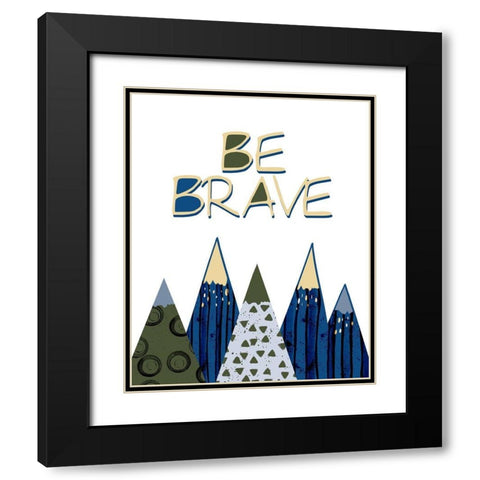 Little Explorer 1 Black Modern Wood Framed Art Print with Double Matting by Allen, Kimberly