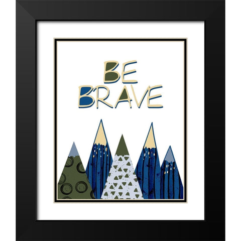 Little Explorer 1 Black Modern Wood Framed Art Print with Double Matting by Allen, Kimberly