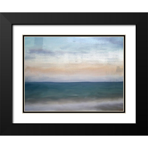 By The Sea Black Modern Wood Framed Art Print with Double Matting by Allen, Kimberly