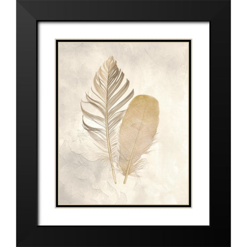Two of a Kind 2 v2 Black Modern Wood Framed Art Print with Double Matting by Allen, Kimberly