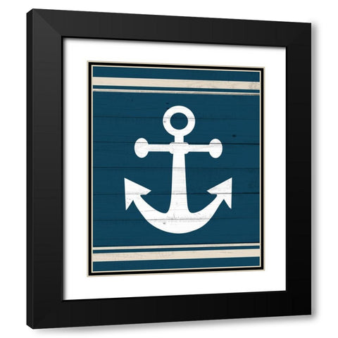 Set Sail 1 Black Modern Wood Framed Art Print with Double Matting by Allen, Kimberly
