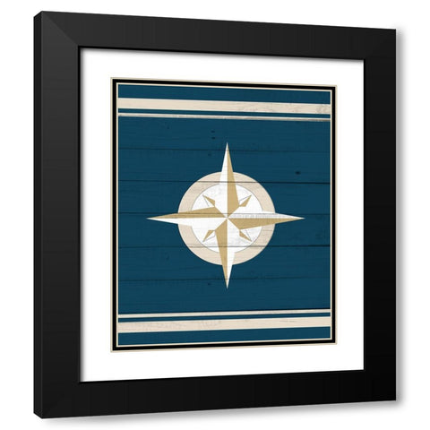 Set Sail 3 Black Modern Wood Framed Art Print with Double Matting by Allen, Kimberly