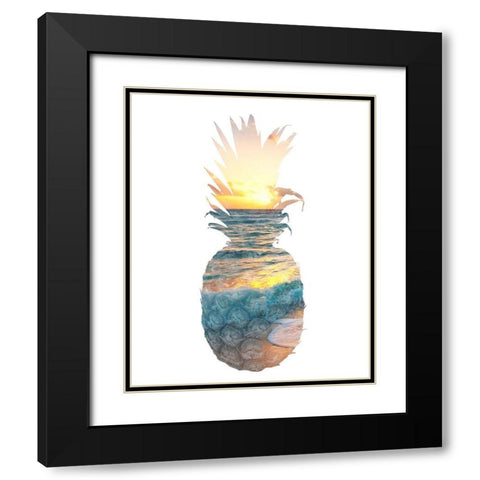 Beach Sunsets 2 Black Modern Wood Framed Art Print with Double Matting by Allen, Kimberly