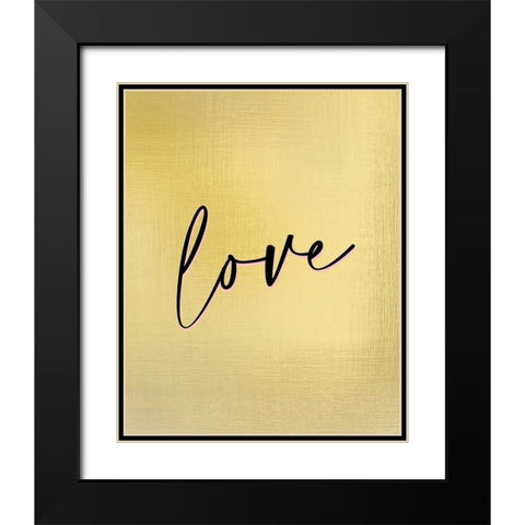 Couture 2 Black Modern Wood Framed Art Print with Double Matting by Allen, Kimberly