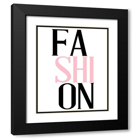 Couture 3 Black Modern Wood Framed Art Print with Double Matting by Allen, Kimberly
