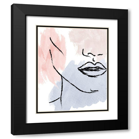 Focus 2 Black Modern Wood Framed Art Print with Double Matting by Allen, Kimberly