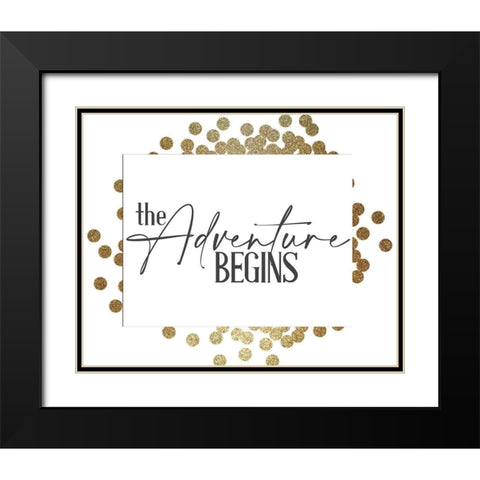 The Adventure Black Modern Wood Framed Art Print with Double Matting by Allen, Kimberly