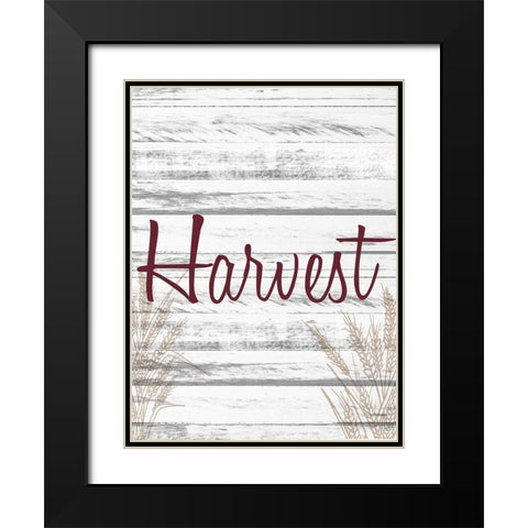 Harvest Black Modern Wood Framed Art Print with Double Matting by Allen, Kimberly