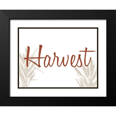 Harvest Black Modern Wood Framed Art Print with Double Matting by Allen, Kimberly